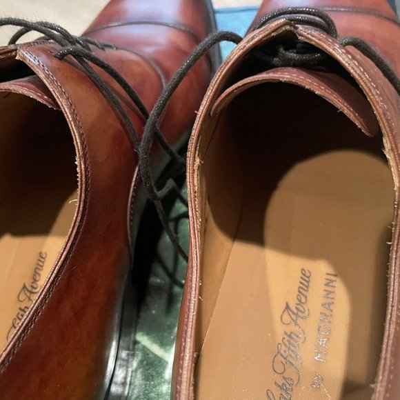 Magnanni Robles Cuero Cognac Lace Up Men's Size 8.5 US (41.5 EURO) - Picture 4 of 7